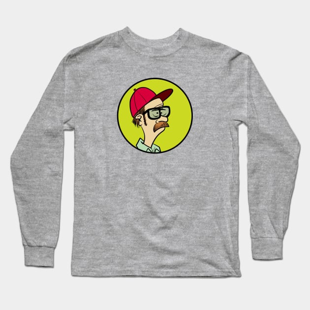 Johnny Long Sleeve T-Shirt by brightredrocket